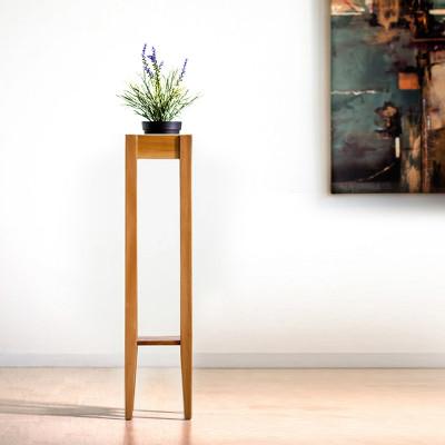 ふるさと納税 海南市 升型天板トール花台 ナチュラル 消毒液スタンドにも aku101239601