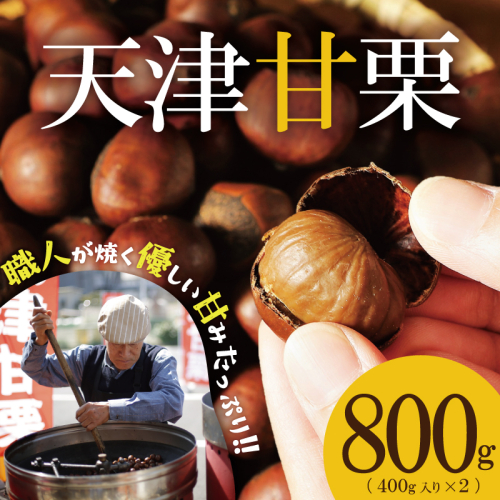 この道45年の職人が焼く、やさしい甘みたっぷりの「天津甘栗」800g