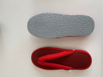 【Sサイズ・ブルー】帆布草履 1足【阿部産業】