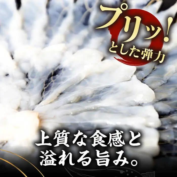 【全6回定期便】壱岐産 とらふぐ 刺身 2、3人前（皮・ヒレ付）[JDT025]