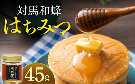 対馬 和蜂 はちみつ 45g×1本 《対馬市》【特定非営利活動法人 對馬次世代協議会（対馬コノソレ）】 蜂蜜 ハチミツ 日本ミツバチ ニホンミツバチ[WAM032]