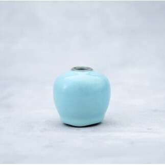 有田焼 月白 一輪挿し(小) 【 茂正工房 】 梶原大敬 陶器 花瓶 一輪挿し 青磁 手作り 作家もの インテリア A18-134_イメージ2