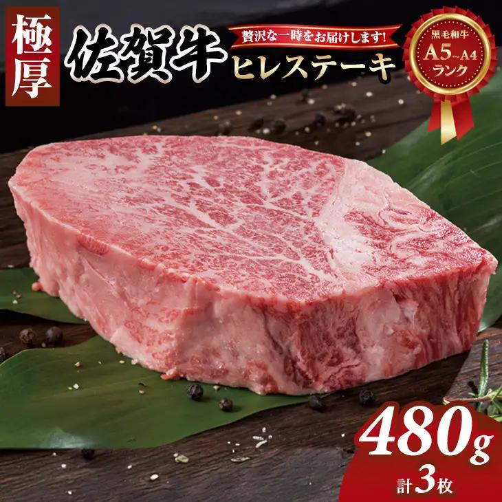 【11月配送】佐賀牛 ヒレステーキ 480g ヒレ フィレ 牛肉 D500-002