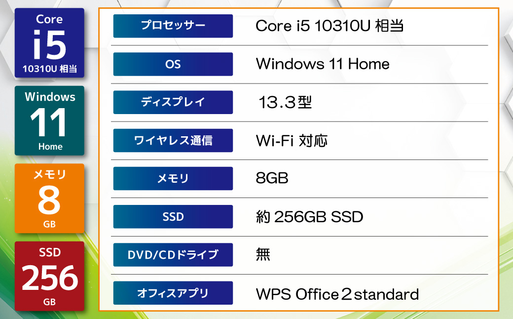 YTSノートパソコン Customer Edition 13.3インチ