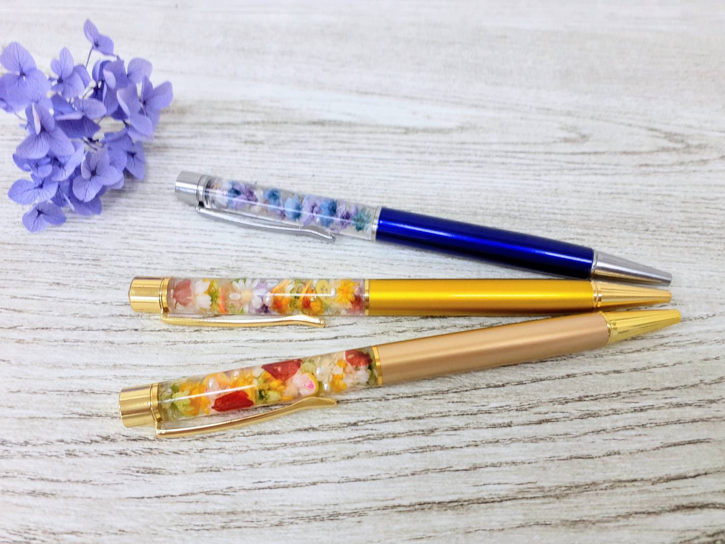 新宿フラワークラフト体験工房 ハーバリウムボールペン作り