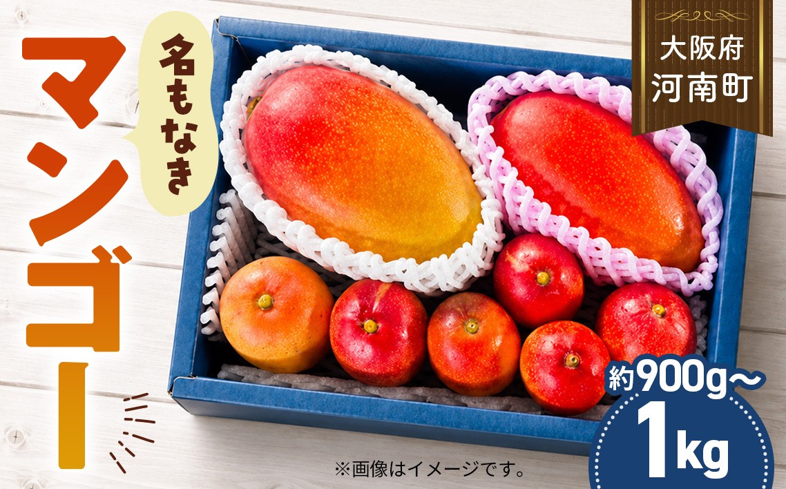 
                  名もなきマンゴー 詰め合わせ 約900g～1kg　大きさ不揃い ／ マンゴー 果物 国産 フルーツ 完熟 詰合せ 珍しい 満足 サイズ バラバラ 大阪府 No.374
                