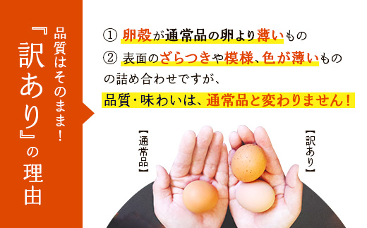 卵【わけあり】霧島山麓育ち こだわり卵 康卵 MSサイズ 計 5