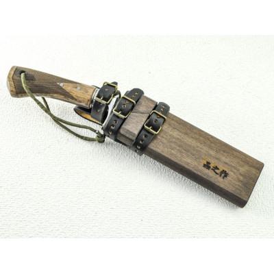 ふるさと納税 南国市 曲がり焚き火鉈　黒両刃【ステンツバ輪】[柄角度/標準型] |  | 03