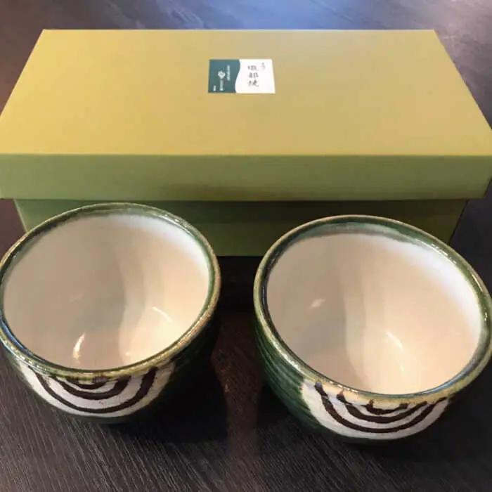 【美濃焼】織部抹茶小碗揃え【みつはし窯 たなか工房】≪土岐市≫ 食器 うつわ 茶碗 ボウル  和食器 お茶碗 大きめお茶碗 おしゃれ 食器 ご飯茶碗 飯碗 ごはん茶碗 茶わん ちゃわん ライスボウル 