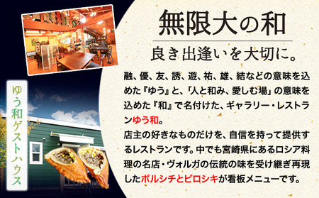 ゆう和ピロシキセット 6個 ギャラリー・レストランゆう和 冷凍《30日以内に出荷予定(土日祝除く)》 有限会社ながもと 熊本県 御船町