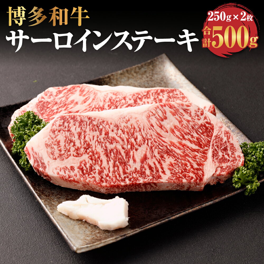 【ふるさと納税】博多和牛 サーロインステーキ 250g×2枚 合計500g サーロイン ステーキ 福岡県産 九州産 国産 和牛 牛肉 お肉 冷凍 送料無料