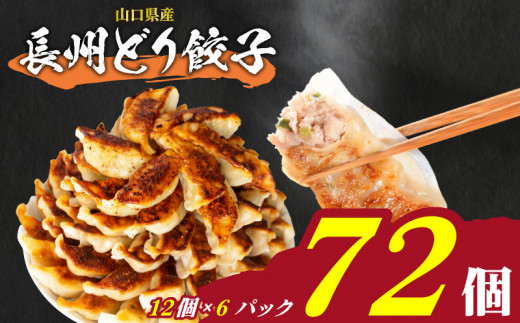 訳あり 長州どり餃子 72個 12個×6パック 冷凍 小分け 日指定可 大容量 ぎょうざ ギョウザ ギョーザ