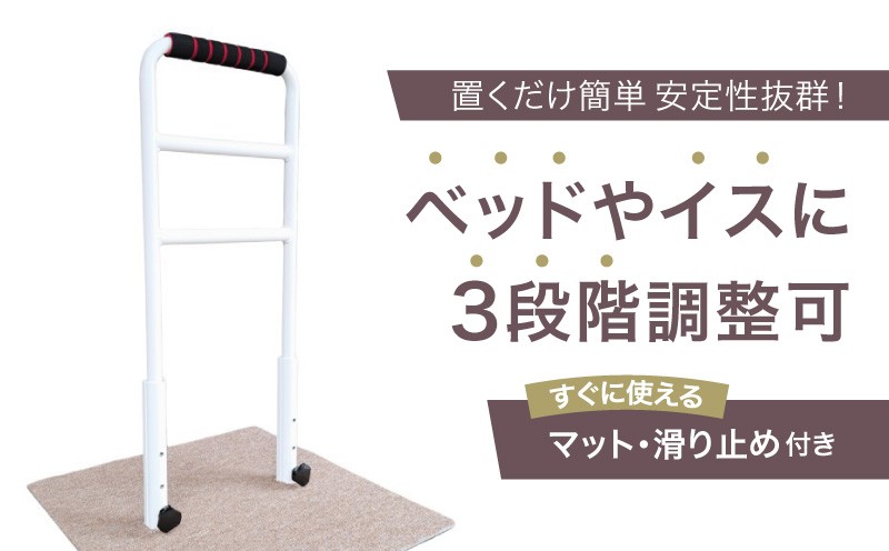 
立ち上がり補助手すり「立つ之助 愛」
