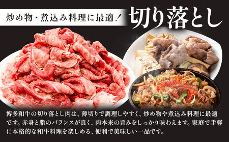 博多和牛 切り落とし 500g 地域商社ふるさぽ《90日以内に出荷予定(土日祝除く)》福岡県 小竹町 博多 和牛 牛肉 肉 切り落とし