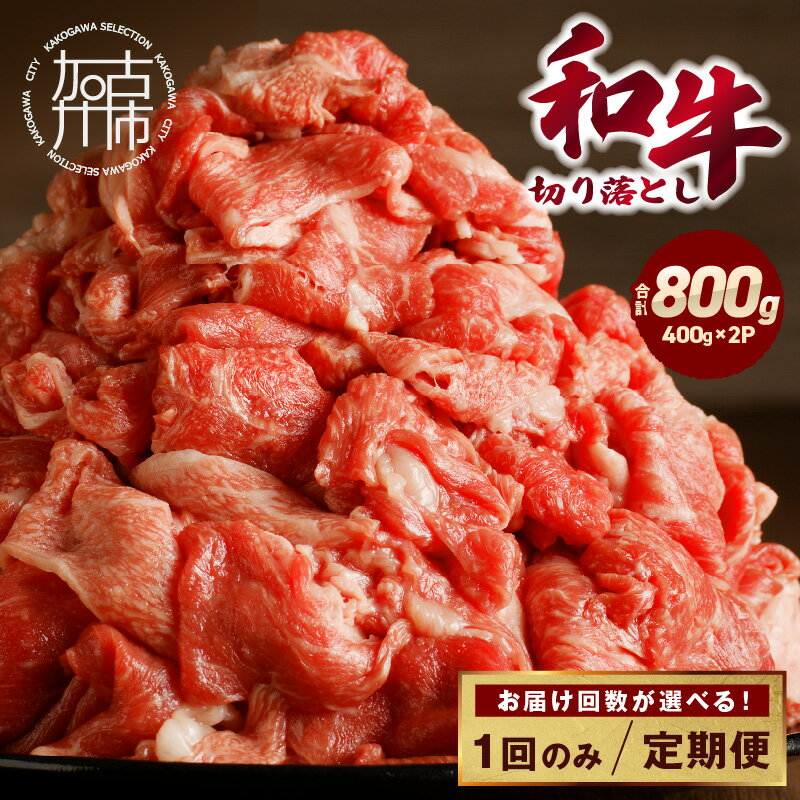【ふるさと納税】【レビューキャンペーン】「和牛」切り落とし(400g×2パック) 通常便(1回) 3ヶ月定期便(隔月)