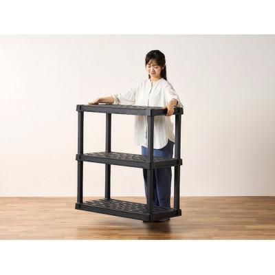 ふるさと納税 大河原町 プラスチックラック3段 ブラック アイリスオーヤマ[53753058] |  | 03