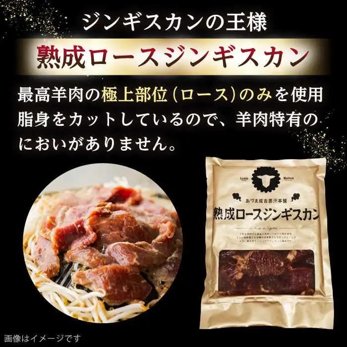【隔月全2回定期便】ジンギスカン2種セット 計1.6kg（あづまジンギスカン400gx2・熟成ロース400gx2）【Bセット】《厚真町》【有限会社市原精肉店】 ジンギスカン 羊肉 マトン ロース 焼肉