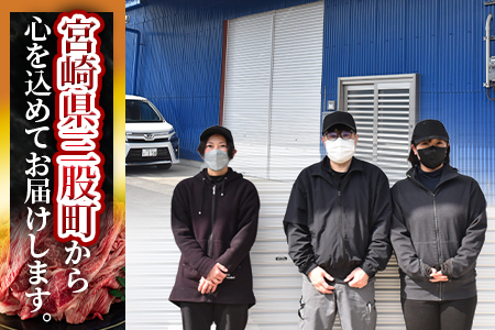 ＜宮崎牛切り落とし 800g(約200g×4パック)＞肉じゃが・牛丼にカレー・野菜炒めなどいろいろな料理に大活躍！【MI196-hr】【肉の豊楽】