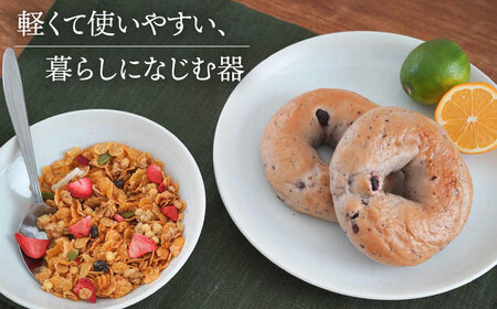 【美濃焼】[軽量食器] TLPリムバンド ホワイト 9インチ プレート×4 オートミル×4 セット【井澤コーポレーション】食器 皿 ボウル [TBP109]