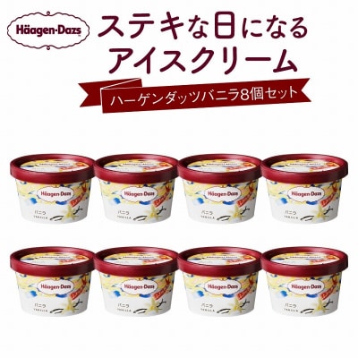 ハーゲンダッツ・アイスクリーム(バニラ味)8個