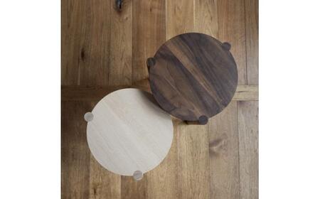 【受注生産】Side Table 04［丸］ チェリー/oil finish / テーブル サイドテーブル 机 デスク 家具 インテリア 木目調 ナチュラル おしゃれ デザイン ダイニング 寝室 / 