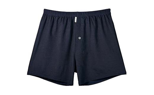 メンズ下着 シルクトランクス (Mネイビー3枚) ZIVANE F7Z-1564