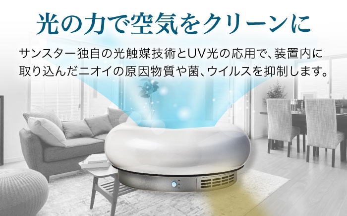 空気清浄機 フィルター交換不要 脱臭 除菌 花粉対策 アレルギー対策 ペット臭 介護臭 部屋干し臭 小型 軽量 おしゃれ 脱臭機