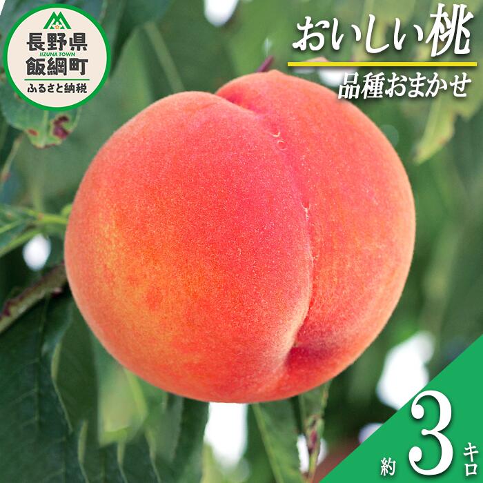 【ふるさと納税】 桃 3kg 厳選品種 （品種おまかせ） 配送先は本州限定 ふるさと振興公社 長野県 飯綱町 〔 もも モモ 白鳳 あかつき なつっこ 川中島白桃 いずれか 信州 長野 果物 フルーツ 21000円 〕発送期間：2025年8月上旬〜2025年9月上旬