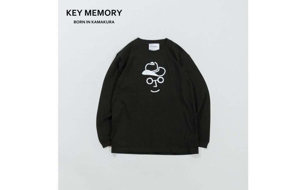 
            【KEYMEMORY 鎌倉】カウボーイハットイラストロングTシャツ BLACK【サイズ選択可】
          