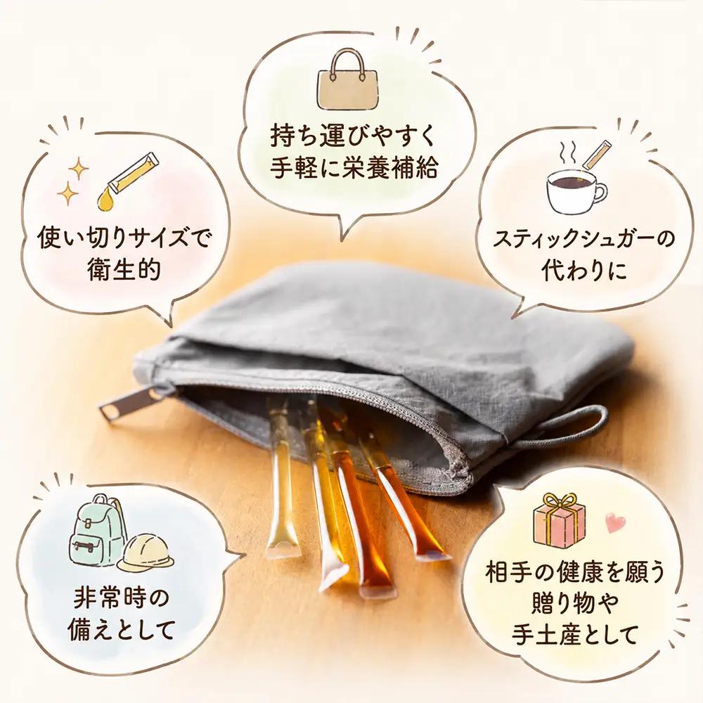 国産 非加熱はちみつ そば（スティックタイプ33本）｜ 純粋 天然 稀少 「大西養蜂場」