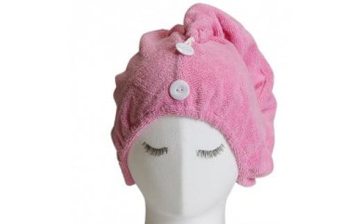 
            す～っと吸水！マイクロファイバーヘアキャップ【ピンク】
          