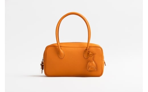 ハンドバッグ オレンジ【1289-GMS】｜革製品 レザー 国産 [1048]