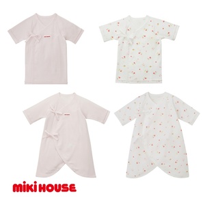 ミキハウス　ピュアベールフライス肌着セット（ピンク） / ピュアベール フライス素材 肌着 セット 吸水性 耐久性 日本製 抗菌抗ウイルス加工 大台町 三重県