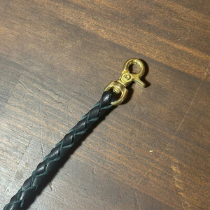 ラフテール【ウォレットロープ　四つ編みロープ55cm】ブラス　　CW-OL-ROPE-BR-55_装飾品・工芸品  服飾小物 _【1579710】