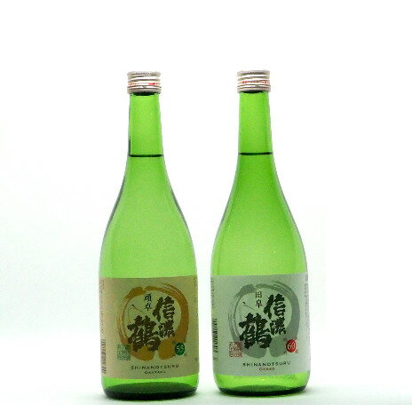 【ふるさと納税】信濃鶴「定番セット」（720ml×2本） 純米吟醸酒 純米吟醸酒　詰め合わせ