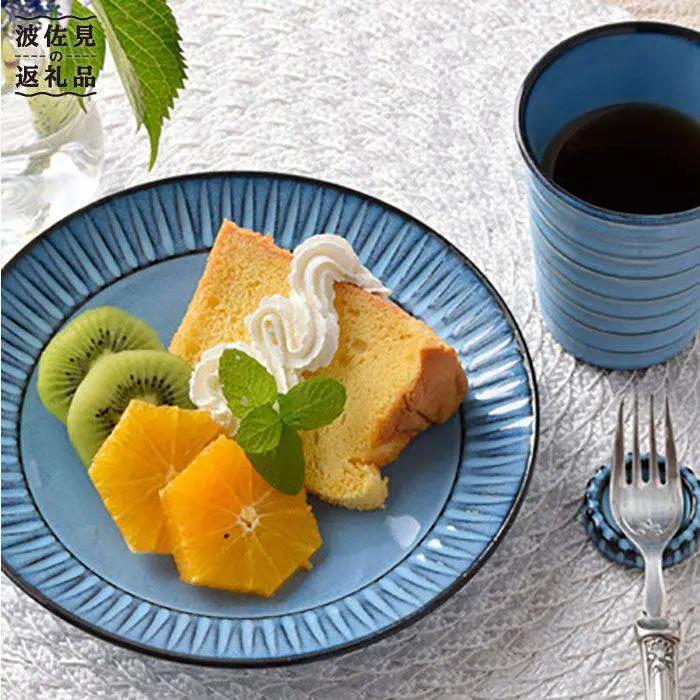 【波佐見焼】蒼鎬（あおしのぎ）くつろぎペアセット カップ プレート 食器 【利左エ門窯】 [QB18]  波佐見焼