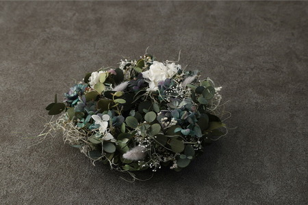 ドライフラワーリース Lサイズ ドライフラワー リース デザインおまかせ フラワーアレンジ インテリア 花 プレゼント ドライフラワー 送料無料《90日以内に出荷予定(土日祝除く)》