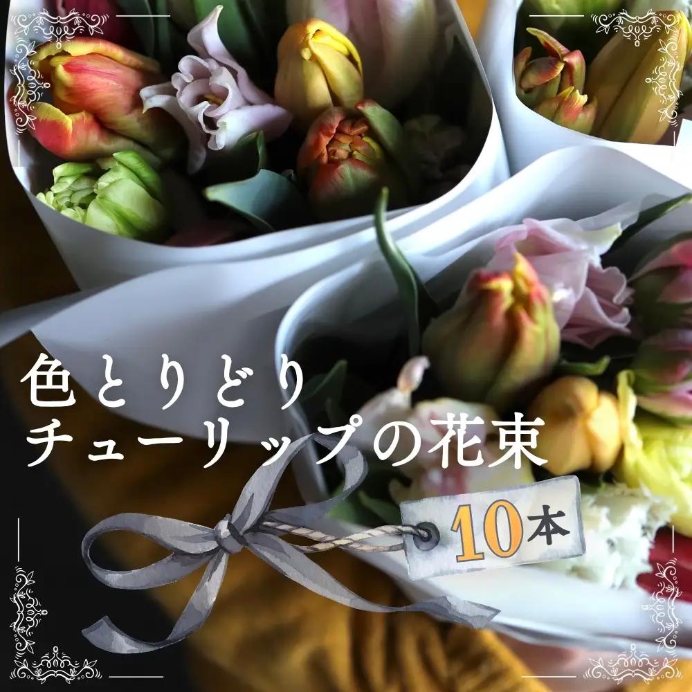 色とりどりチューリップの花束（10本） ※2027年1月～発送