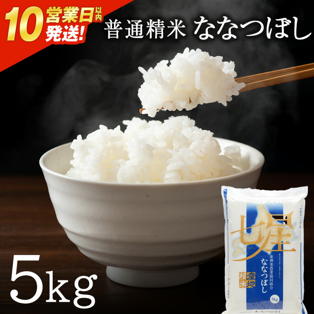 【ふるさと納税】【令和7年産】【10営業日以内発送】ななつぼし 普通精米 5kg 特Aふるさと納税 お米 ふるさと納税 北海道米 北海道産お米 東神楽 ふるさと納税米 お米 道産米 人気ブランド 米 こめ ななつぼし 精米 ふるさと納税 秋 旬