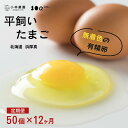 【ふるさと納税】【全12回定期便】こだわりの無投薬・平飼い有精卵 50個《厚真町》【テンアール株式会社】 たまご 卵 鶏卵 玉子 生卵 平飼い 北海道 定期便 [AXAN003]