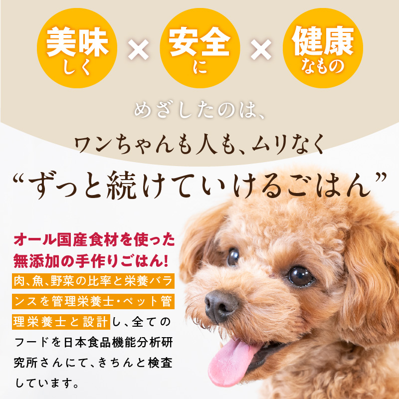 ペットフード　無添加ドッグフード・ブルズごはんお楽しみBOX