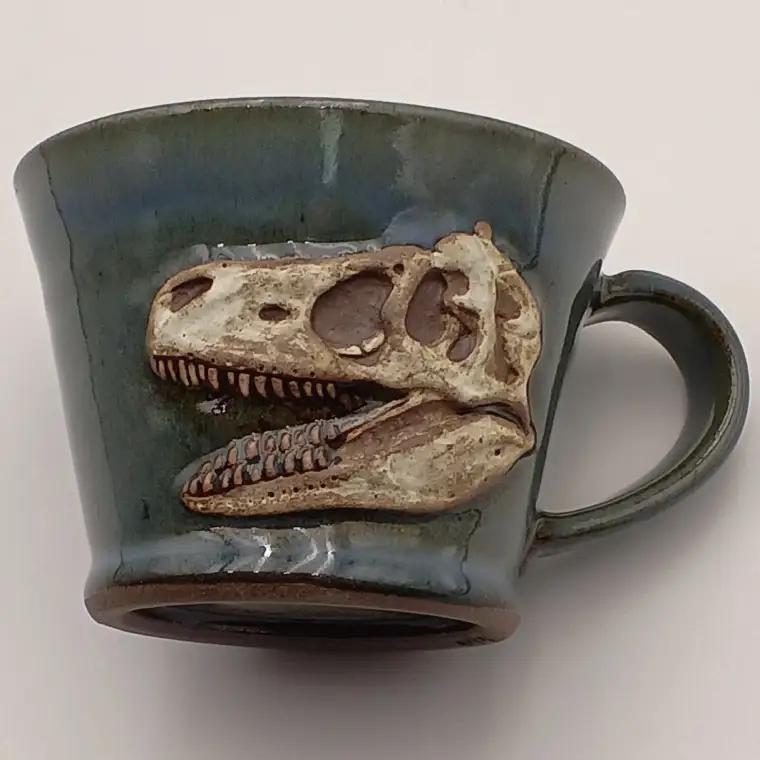 益子焼 恐竜マグカップ T-rex Sue 大石窯 益子町 BW004-1