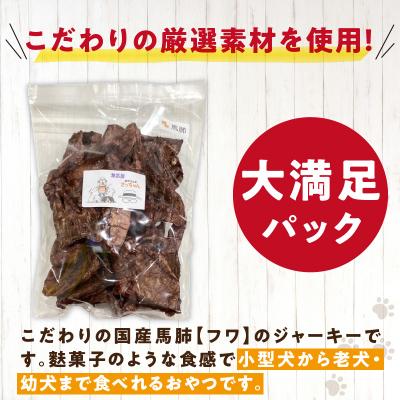 ふるさと納税 小牧市 【大容量】犬猫用 ペットフード 国産無添加おやつジャーキー 馬肺 260g(肉)[143O19] |  | 01
