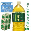 【ふるさと納税】【6カ月定期便】おーいお茶濃い茶 2L×6本(合計6ケース)【伊藤園 お茶 緑茶 濃い 渋み まとめ買い 箱買い ケース買い カテキン 2倍 体脂肪】 D-R071316