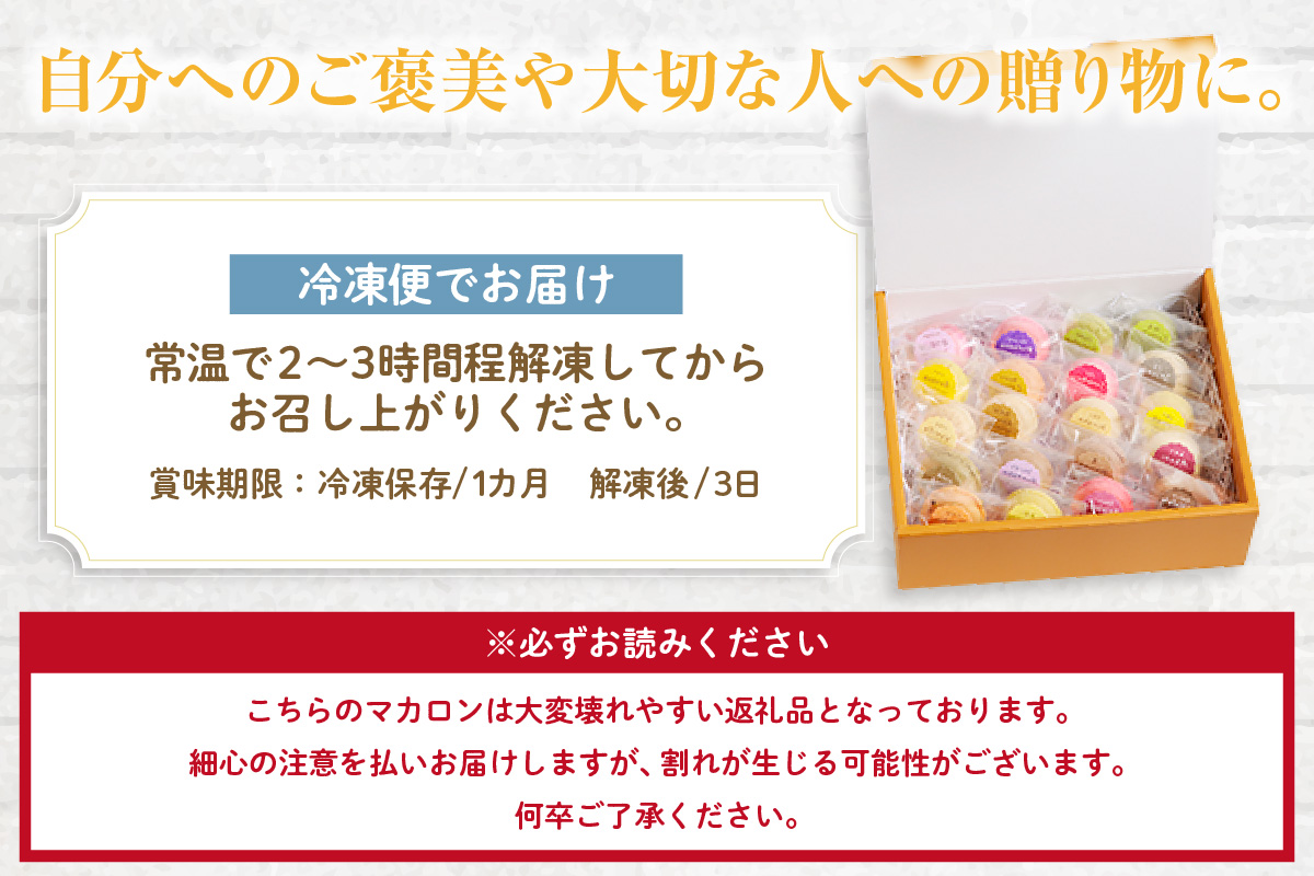 マカロン20個入（20種類）_26-346