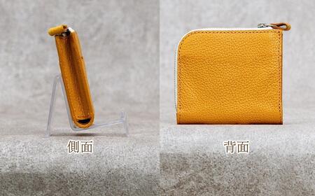 本革 L字ファスナー ミニ財布 日本製 レザー 革製品 コンパクト 小銭入れ Liete vivid ネイビー