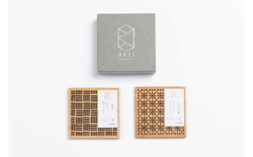 K-ster2枚セット(化粧箱入り)　樹種：ナラ