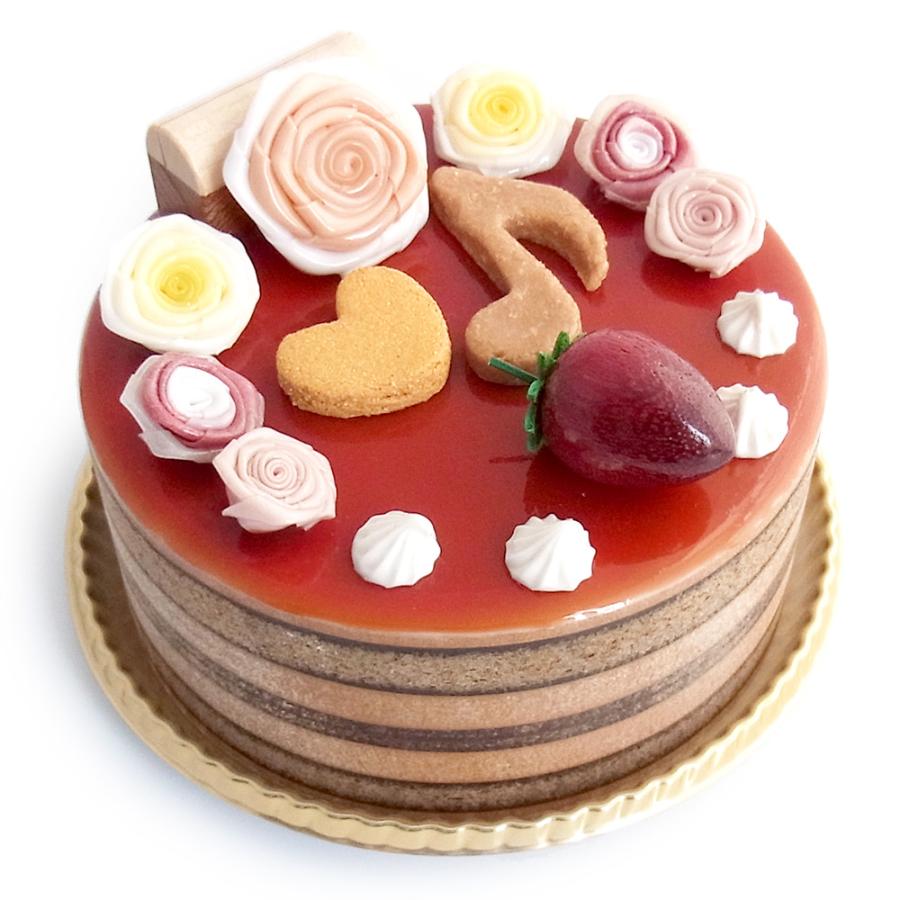 ＜熊野洞＞ホールケーキ型オルゴール「星に願いを」