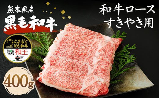 
            熊本県産 黒毛和牛 ロース すきやき用 400g《90日以内に出荷予定(土日祝除く)》 国産 牛肉 すき焼き 
          