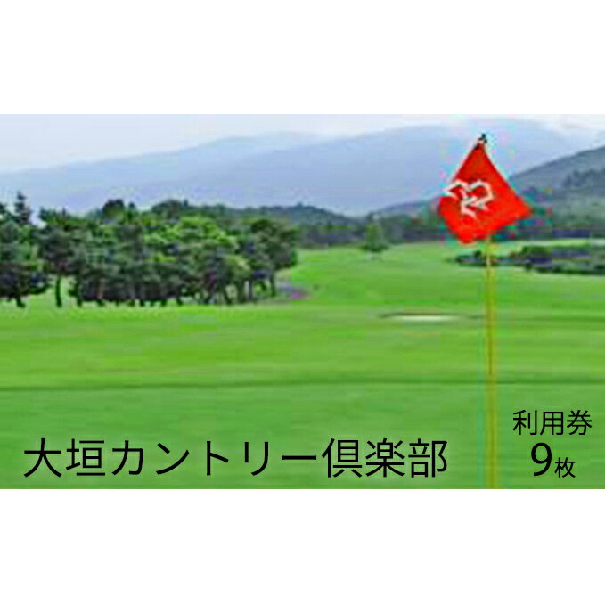【ふるさと納税】大垣カントリー倶楽部利用券 1000円券×9枚 ゴルフ場利用券 ゴルフ ゴルフクラブ 倶楽部 利用チケット チケット 利用券 コース コースレイアウト ゴルファー ゴルフ場 ギフト プレゼント 送料無料 岐阜県 揖斐川町